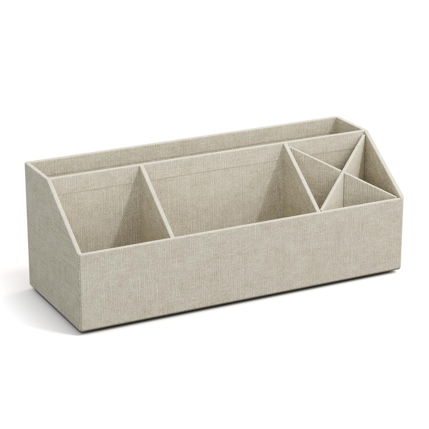 Elisa Schreibtisch Organizer mit 4 Fächern, Beige 2