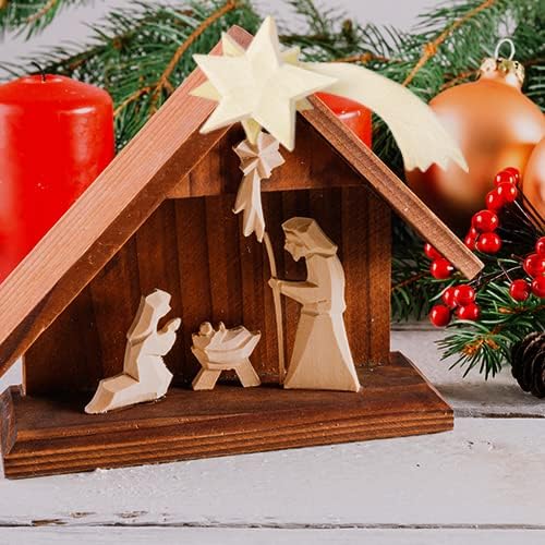 Leuchtstern für Weihnachtskrippe