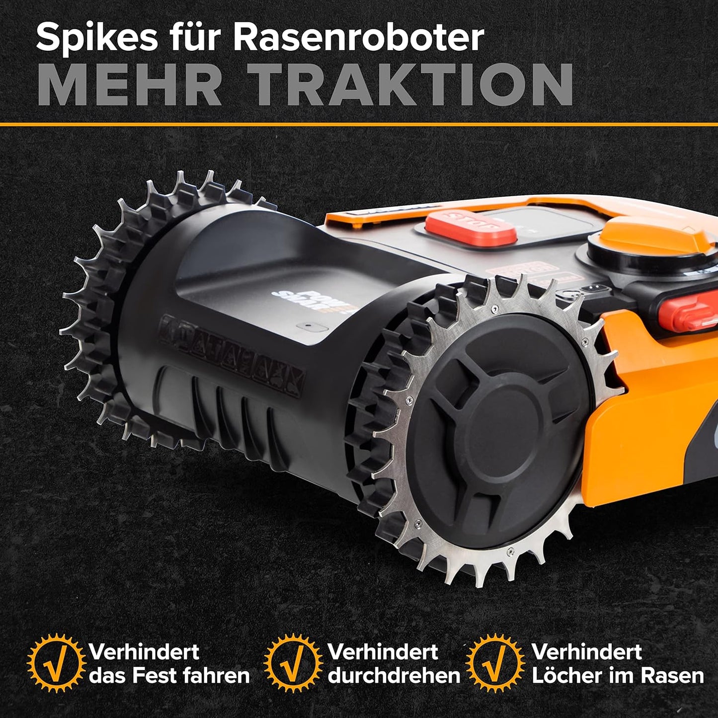 Mähroboter Spikes