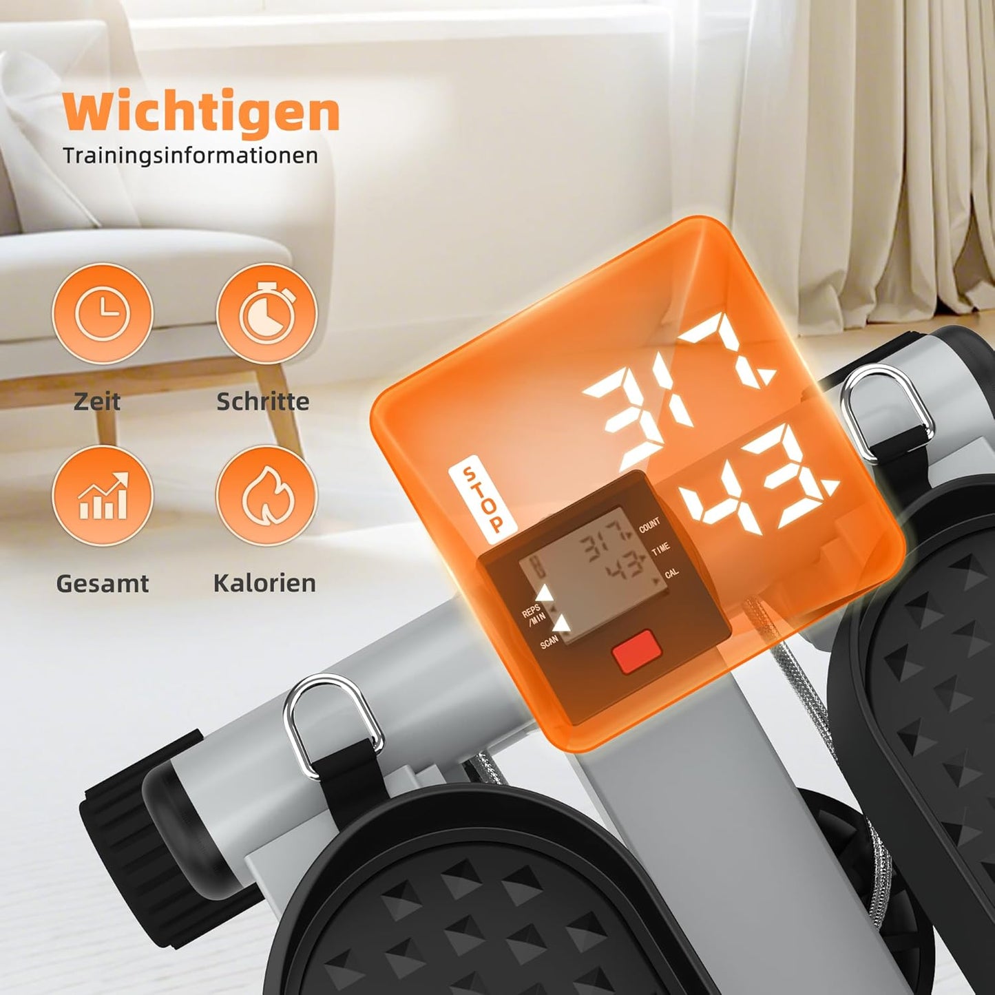 Mini Stepper für Zuhause, Stepper 6201LEN