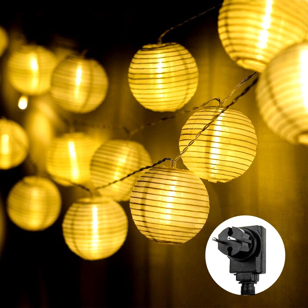 Lampion Lichterkette, 20m