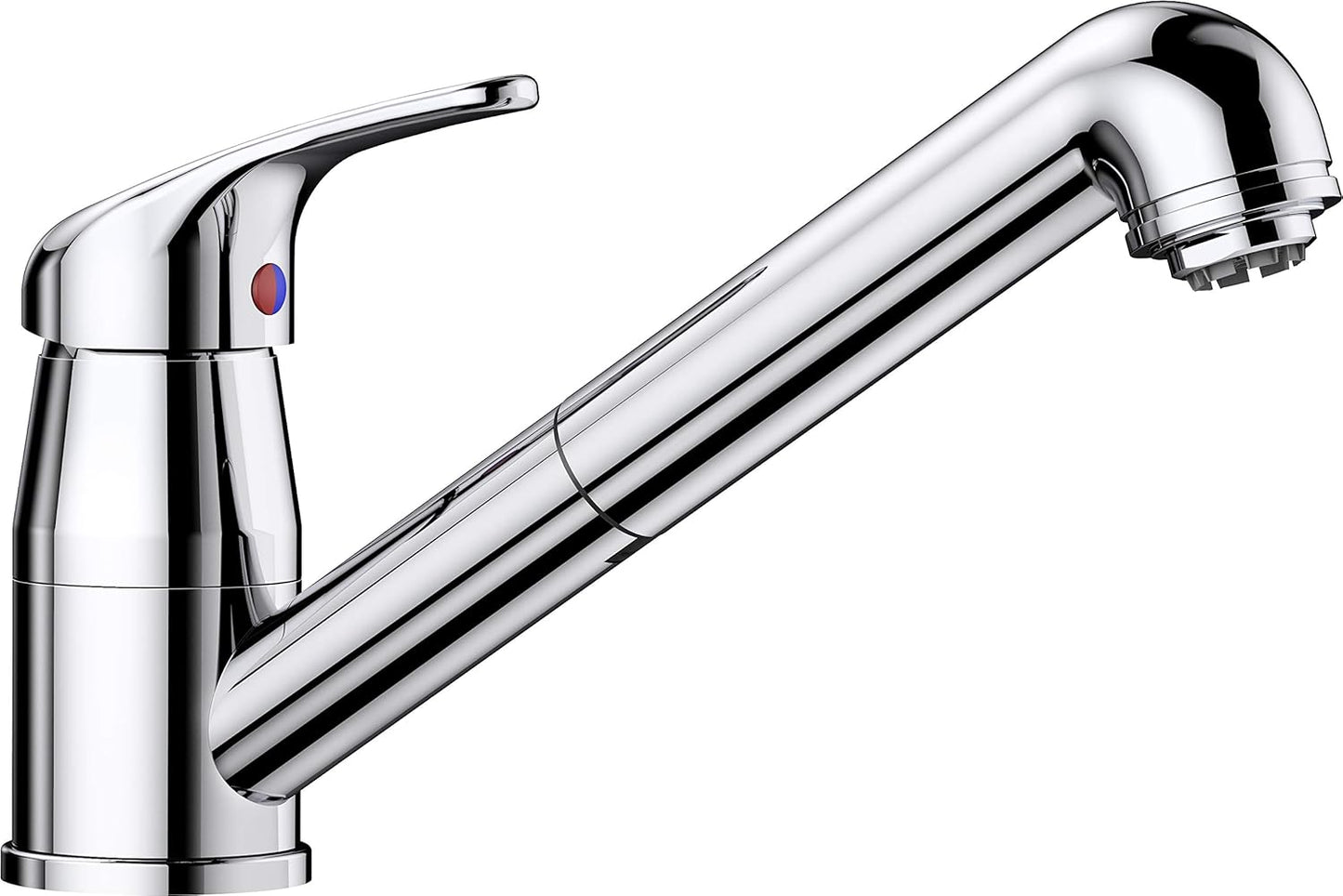 Niederdruck Küchenarmatur Daras-S, Niederdruck Schlauchbrause Chrom