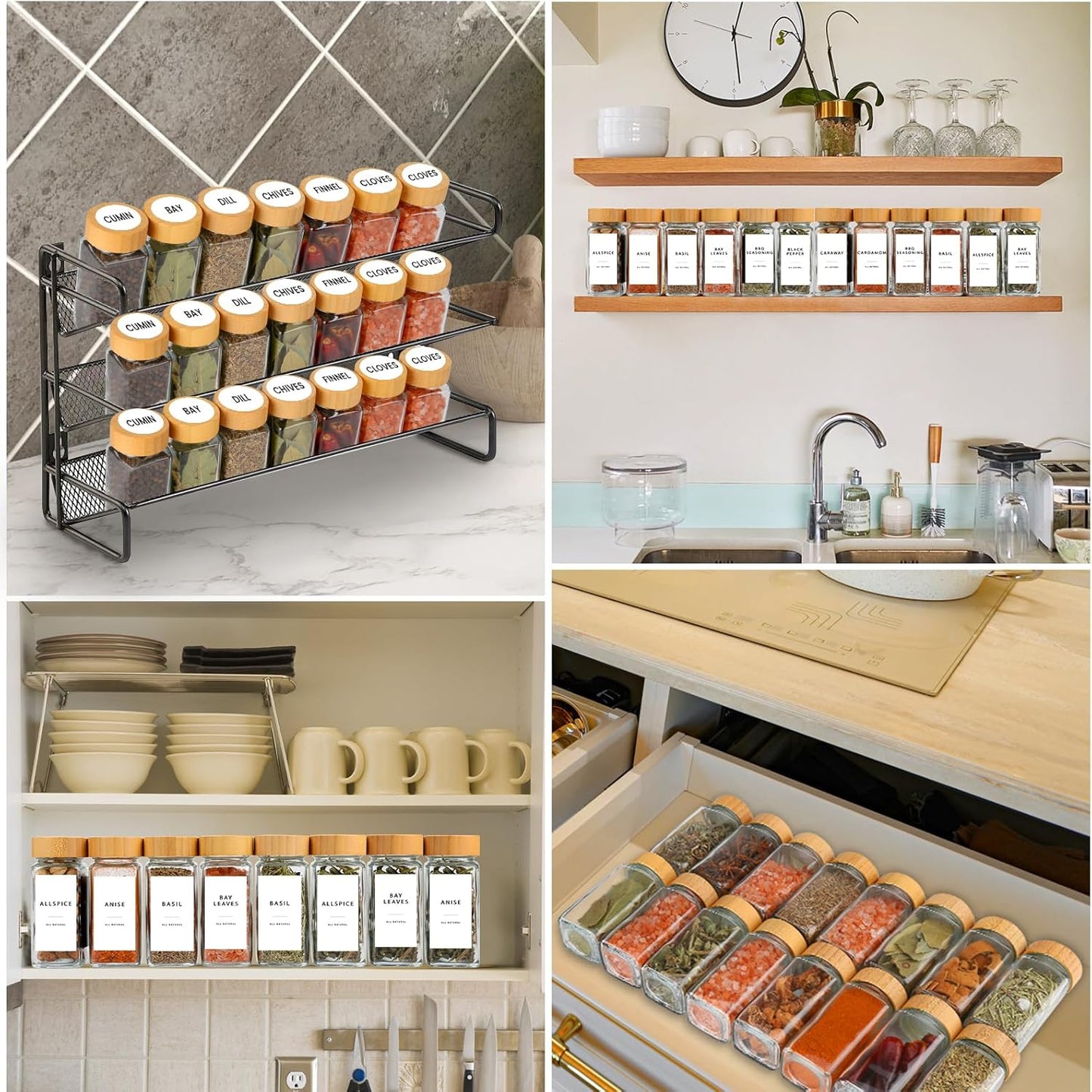 Gewürzgläser-Set, 12er Set