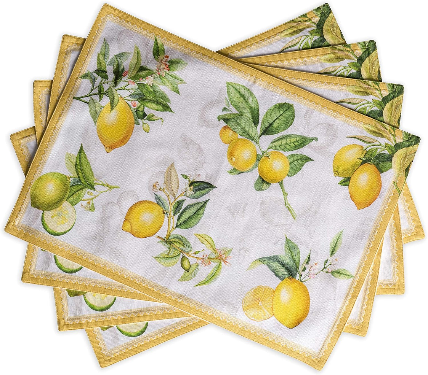 4er-Set Tischsets Limoncello-Kollektion, 01 - Limoncello