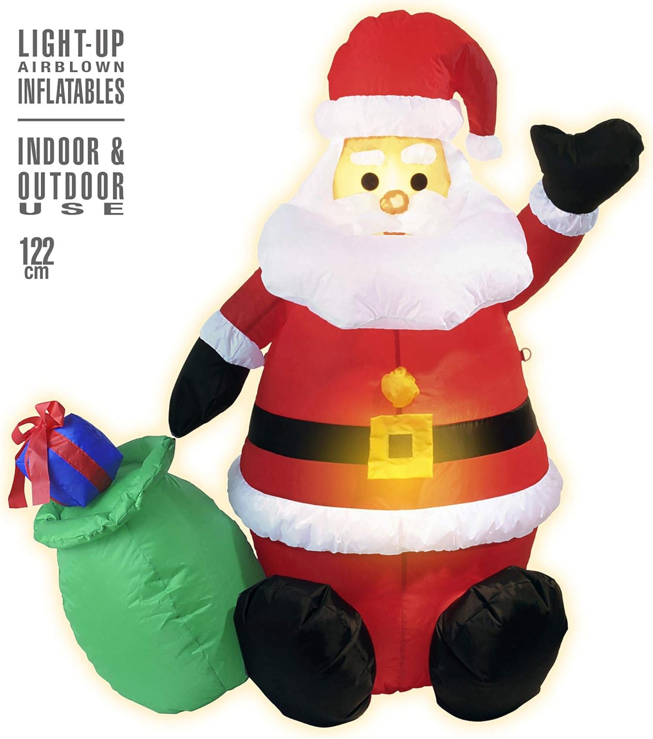 Aufblasbarer Weihnachtsmann