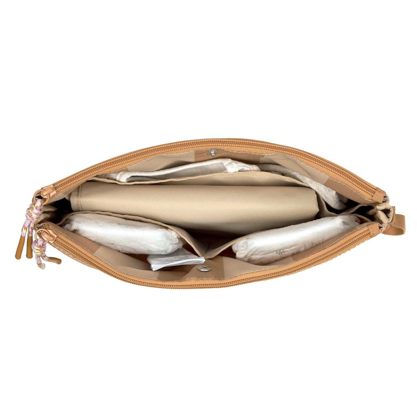 Windeltasche mit Wickelunterlage für unterwegs, Braun