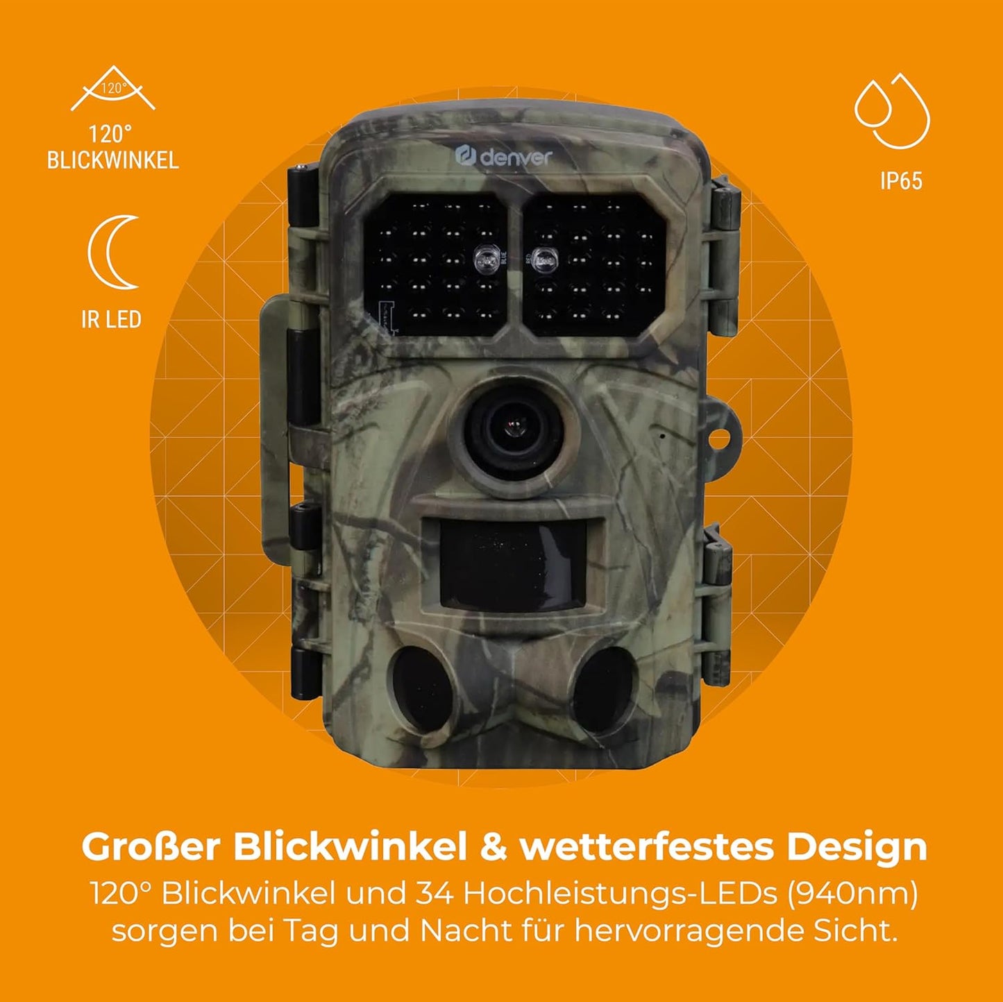 WCT-8026W Wildkamera mit Wi-Fi und 4K Video