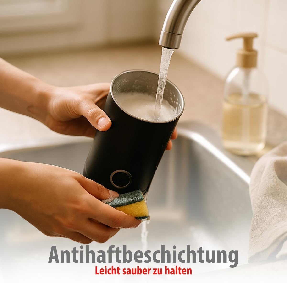 3-in-1 elektrischer Milchaufschäumer
