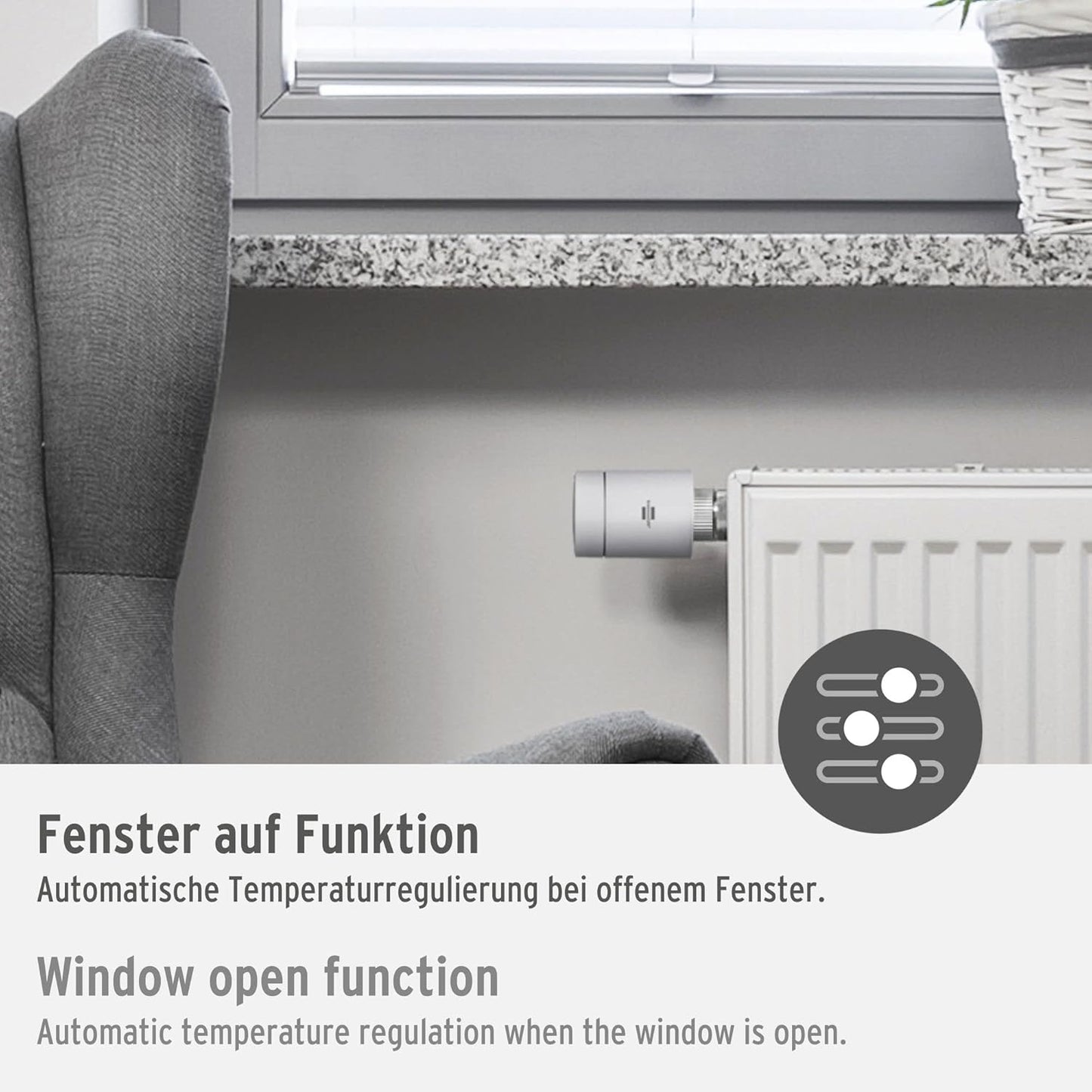 Zigbee Heizkörperthermostat Starter-Set, Zigbee smartes Heizkörperthermostat Starter-Set