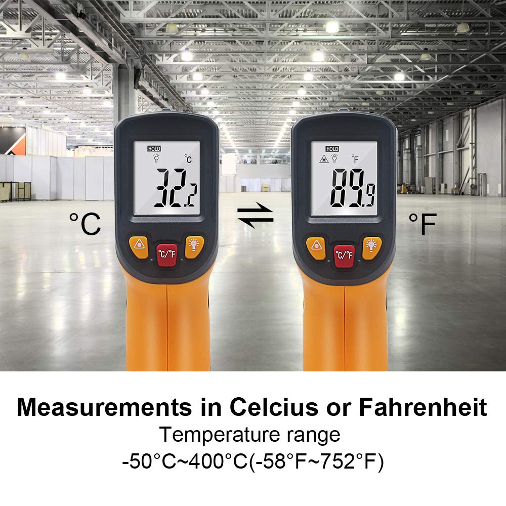 Infrarot Thermometer Laser-Temp-Messgerät, KT400Y