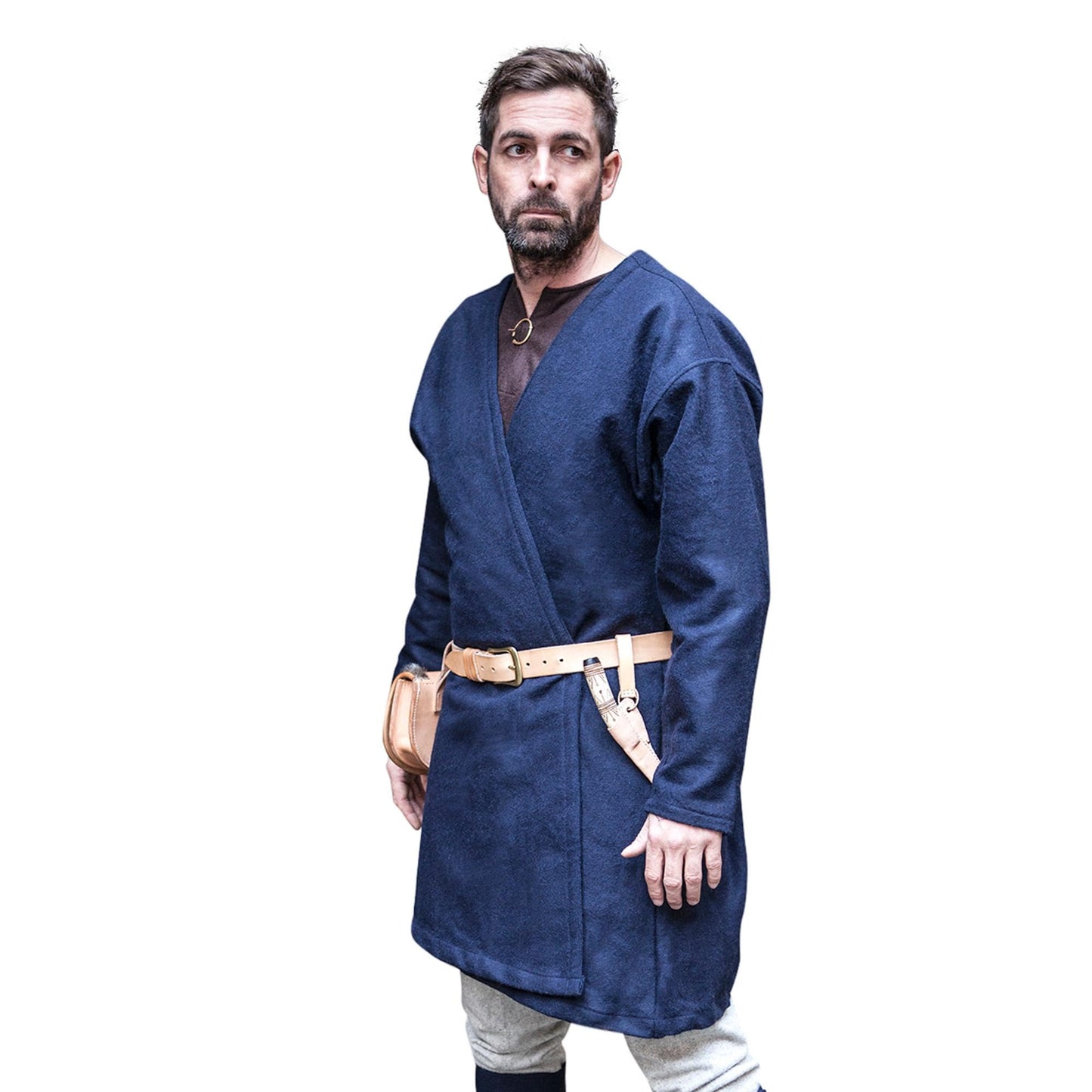 Wikinger Klappenrock Loki, Blau XL