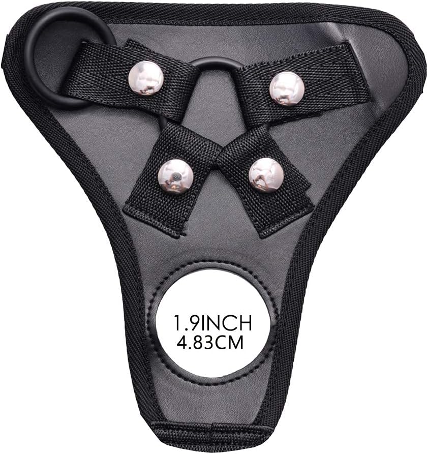 Verstellbarer Doppelseitiger Strap-on mit Saugnapf, Black