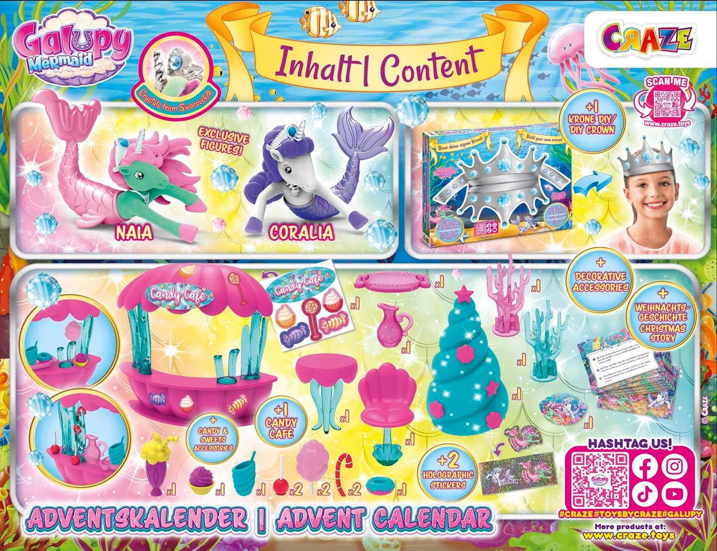 Galupy Mermaid Adventskalender, Galupy Mermaid