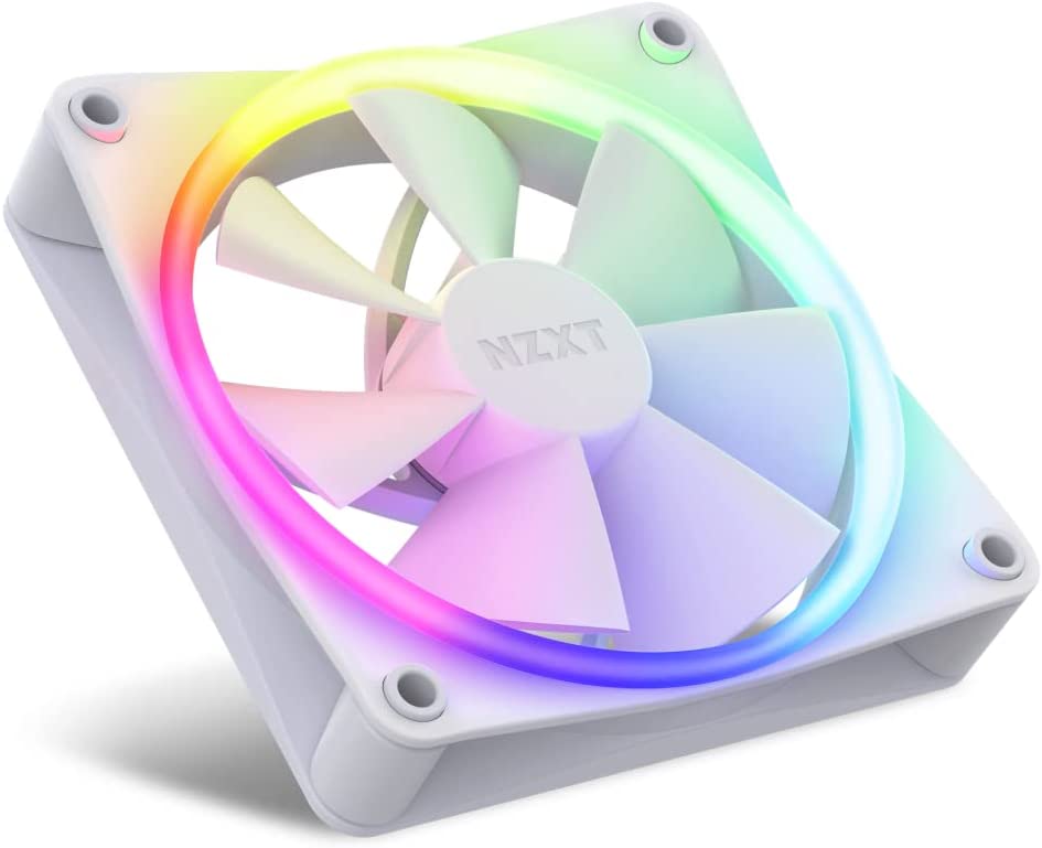 F120 RGB Single 120x120x26, Gehäuselüfter, Weiss 120mm RGB