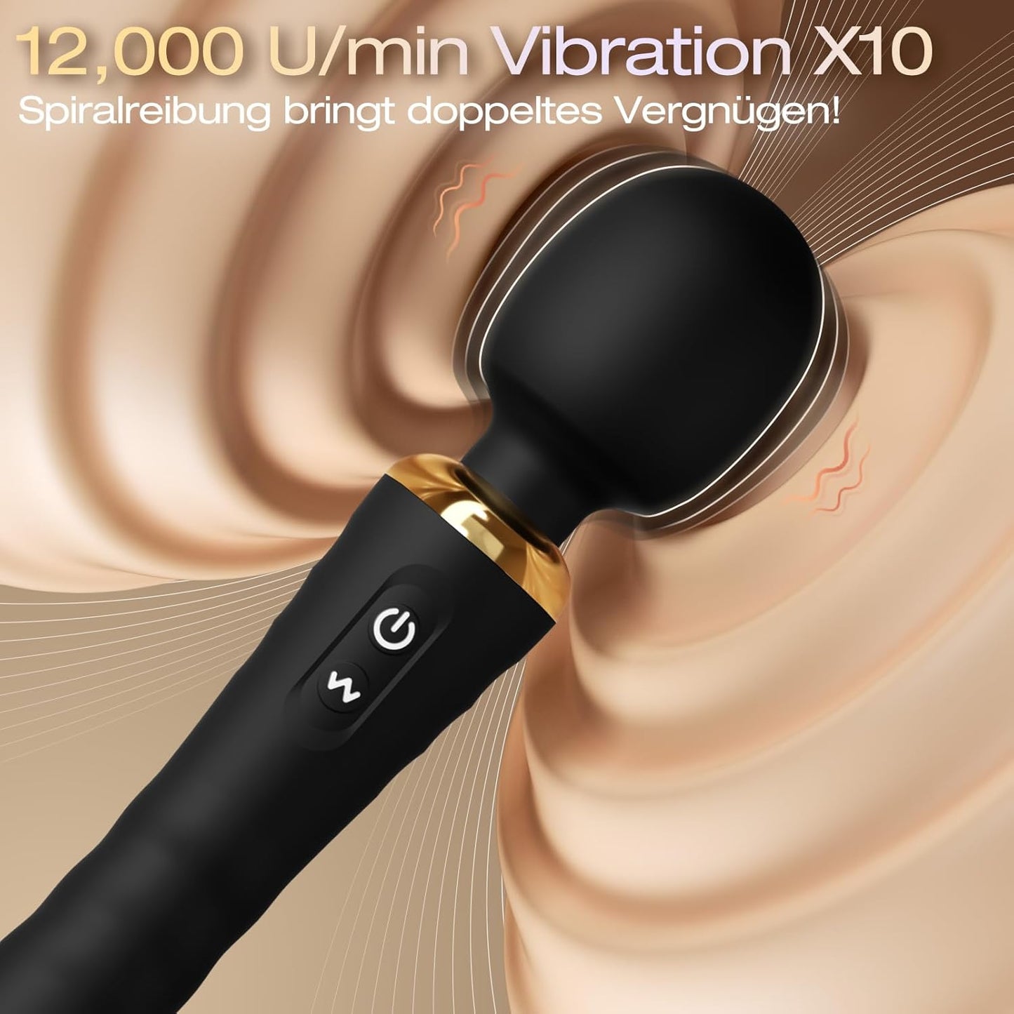 Doppelkopf-Vibrator mit App-Steuerung