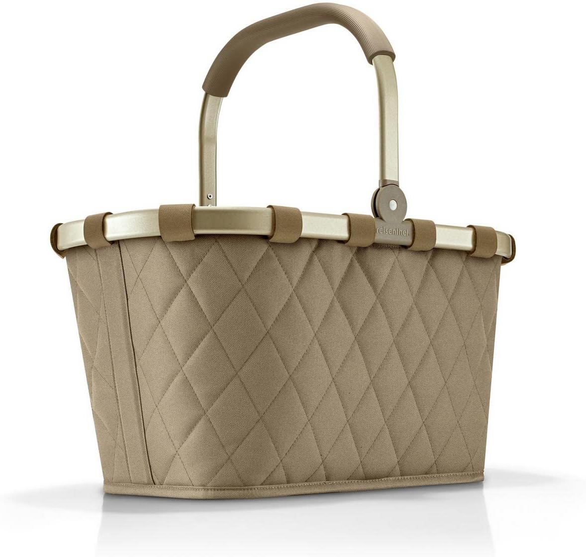 Carrybag - Einkaufskorb mit Innentasche, Rhombus Olive