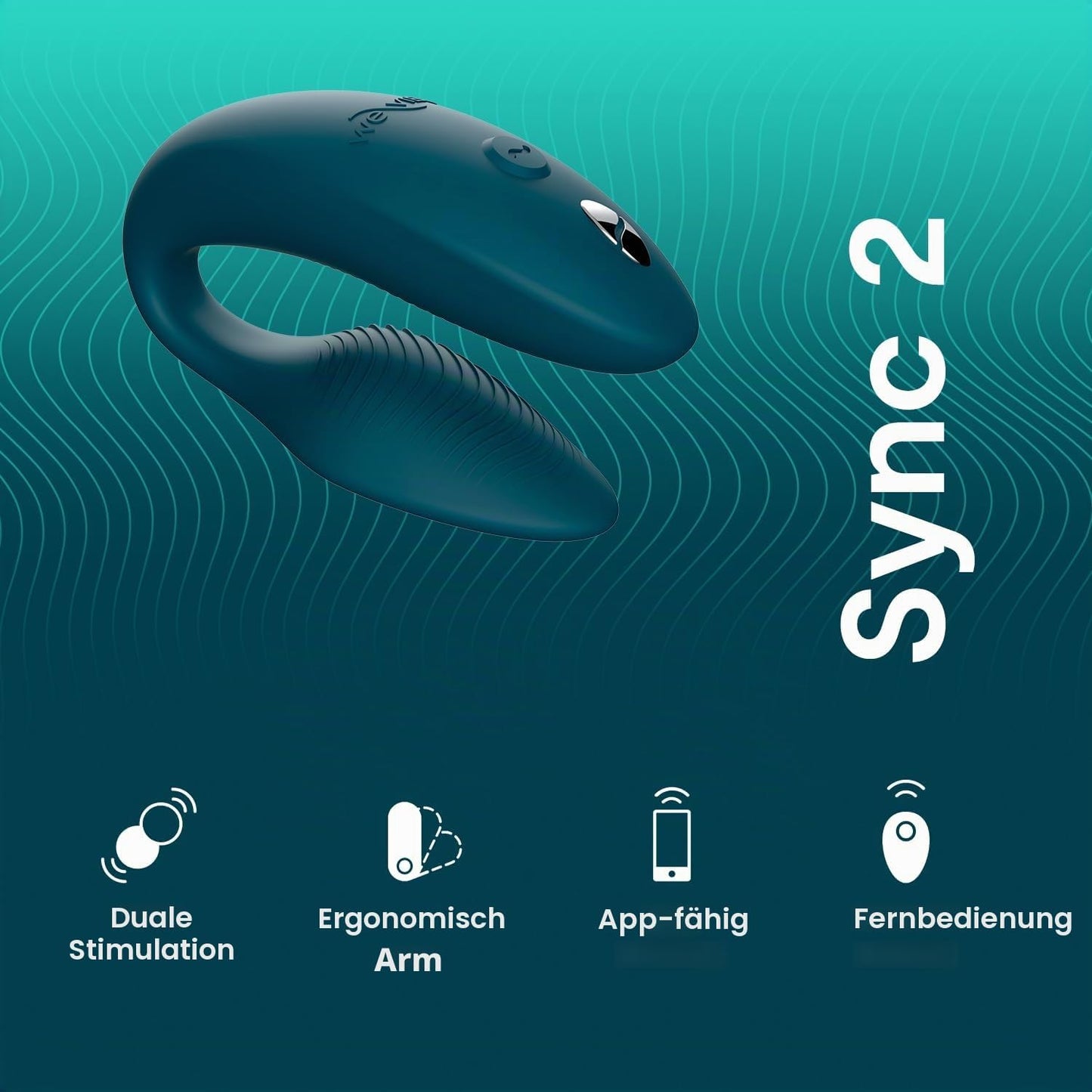 Sync 2 Paarvibrator mit App-Steuerung, Grün