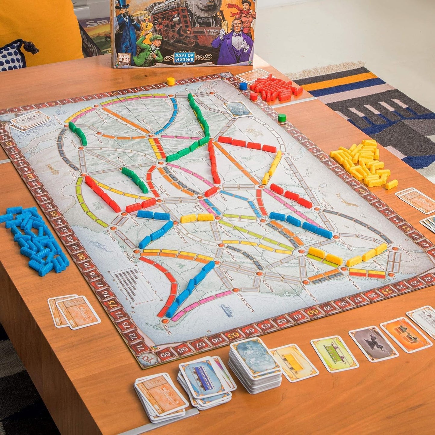 Zug um Zug Familienspiel (2-5 Spieler, ab 8 Jahren)