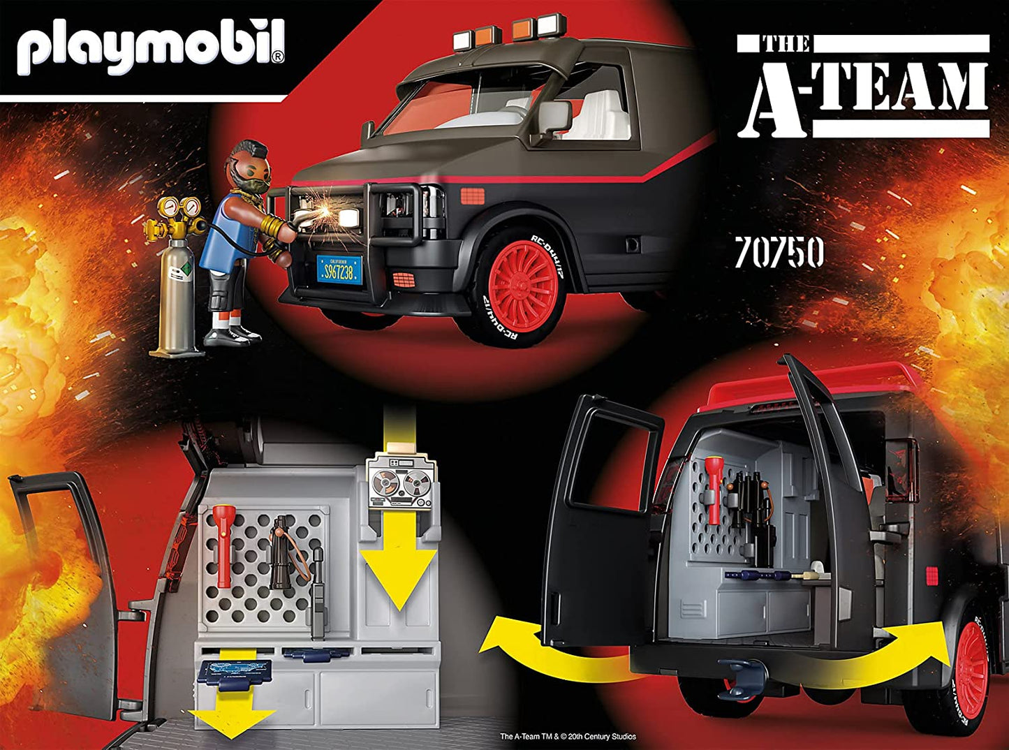 70750 The A-Team Van, Konstruktionsspielzeug