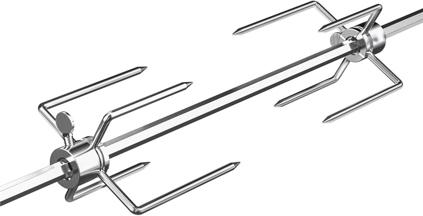 BRK-6032 universal Rotisserie Drehspiess mit Motor (100 cm)