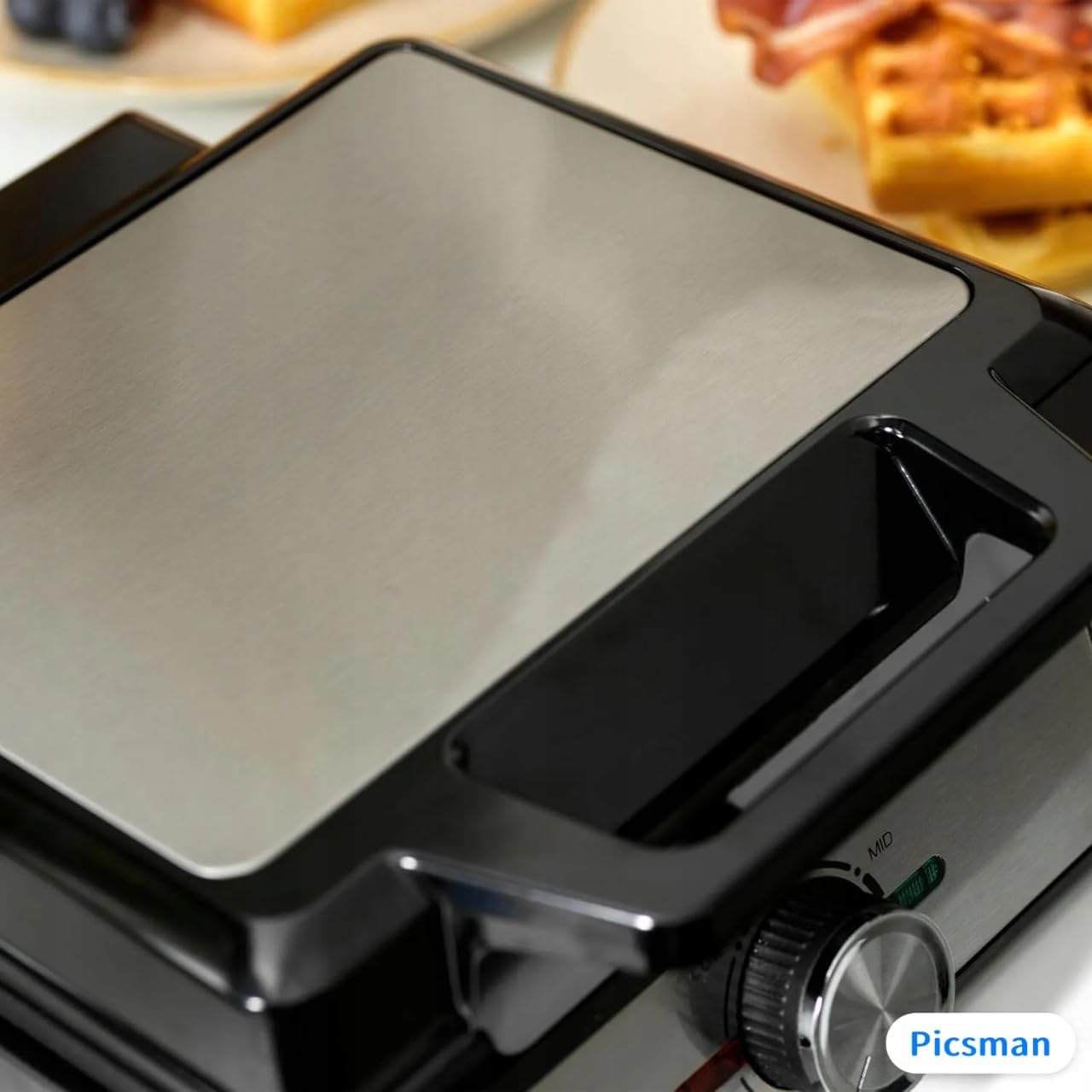 XXL-Waffeleisen für Belgische Waffeln
