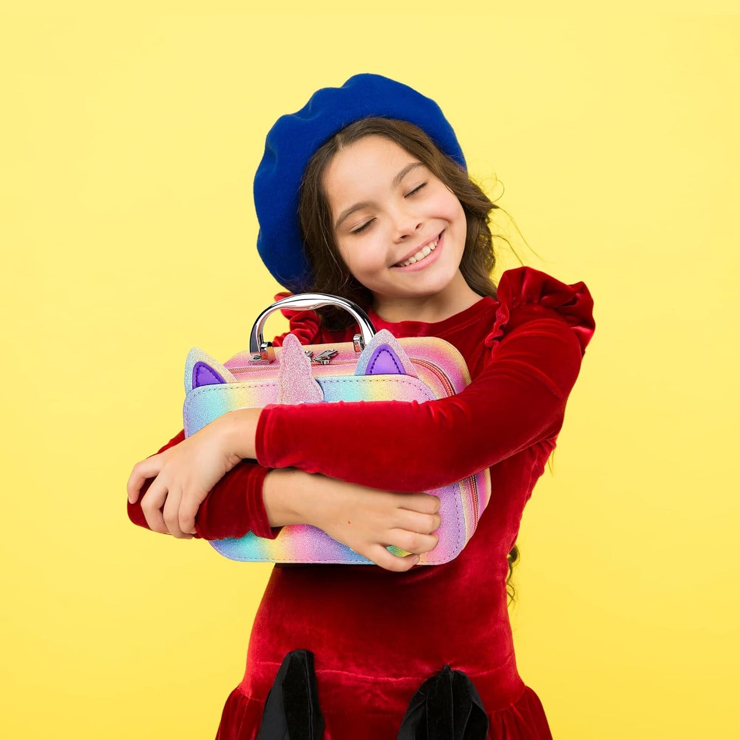 Kinderschminke-Set mit Einhorn-Kosmetiktasche