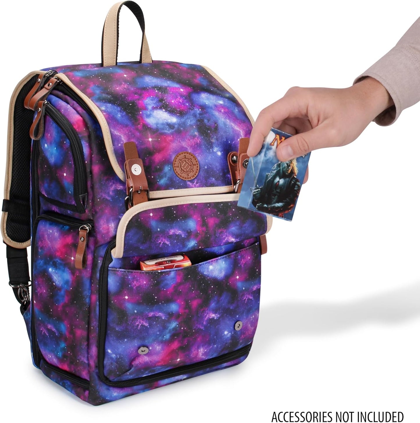 Sammelkarten-Aufbewahrungsbox-Rucksack, Einheitsgrösse Galaxis