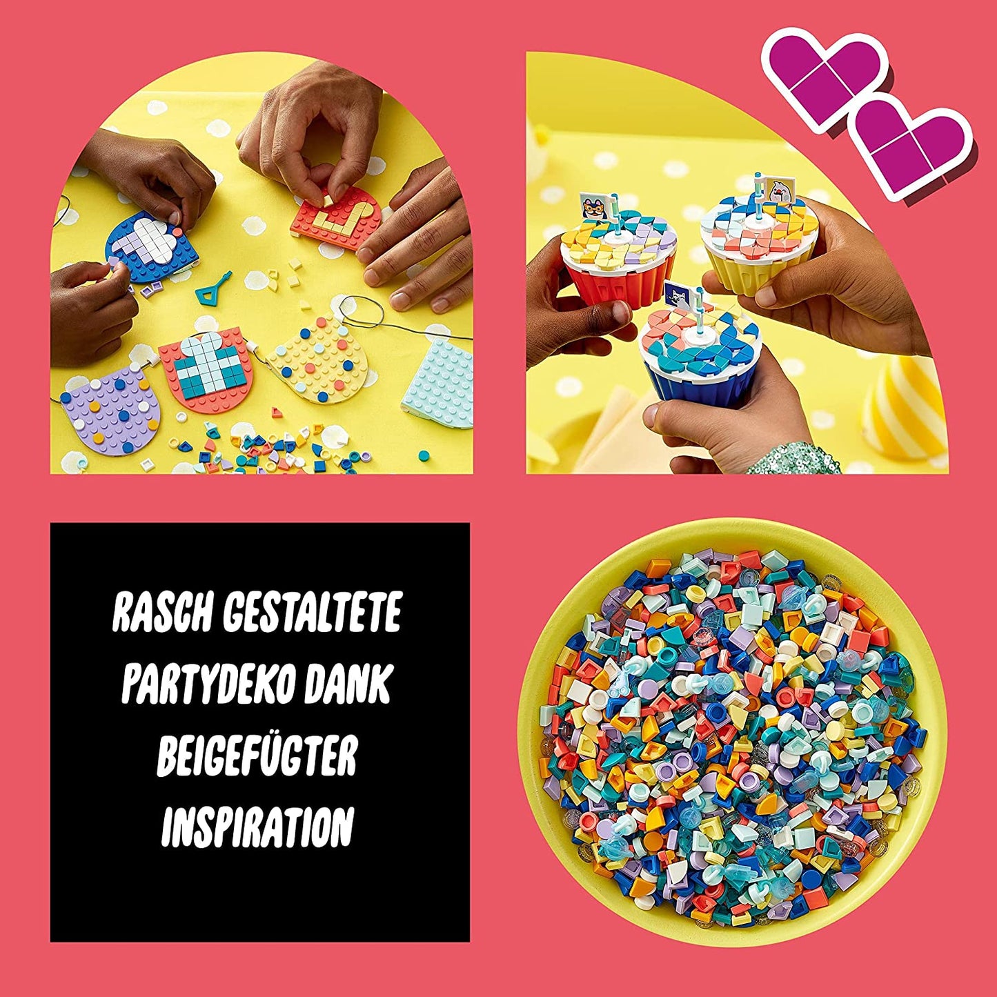 41806 DOTS Ultimatives Partyset, Konstruktionsspielzeug, Spielzeug