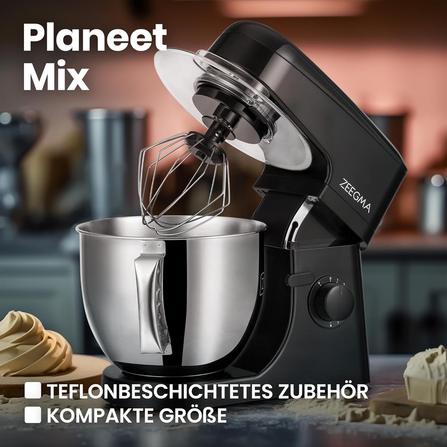 Planeet Mix Küchenmaschine, Planeet Mix / Schwarz