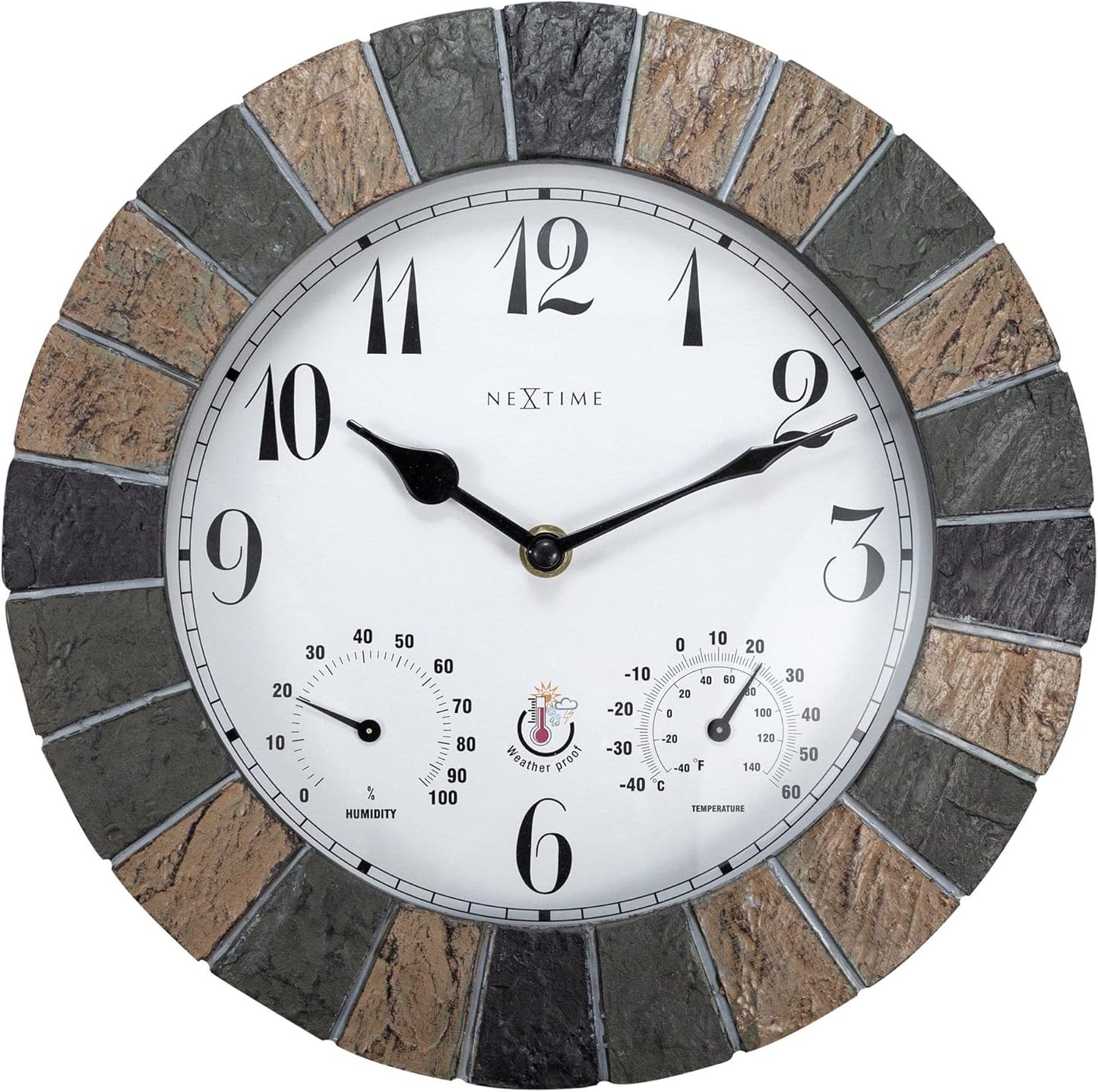 4311 Wanduhr Aster mit Wetterstation