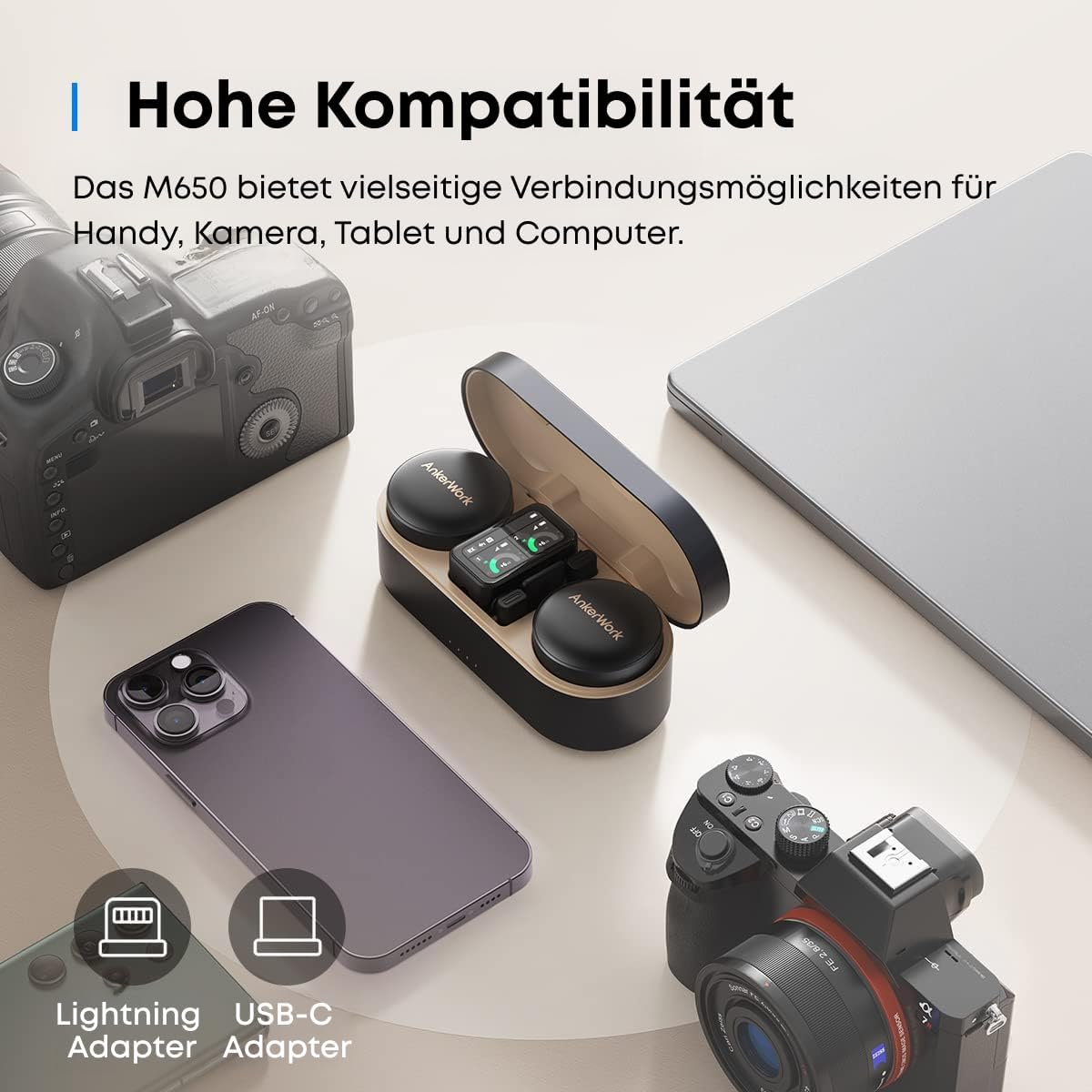 M650 Lavalier Mikrofon mit Geräuschunterdrückung