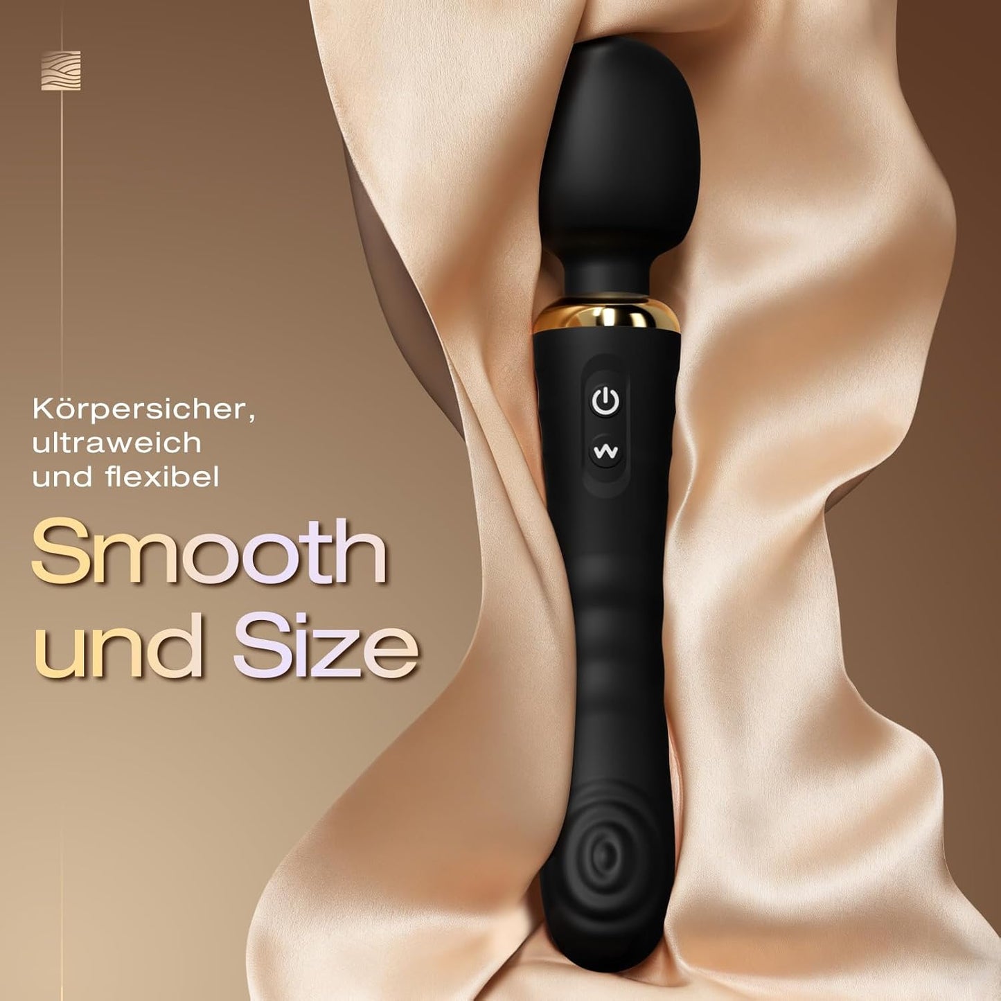 Doppelkopf-Vibrator mit App-Steuerung