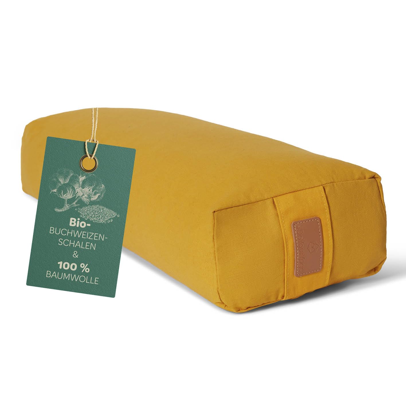 Yogabolster Paravati, Buchweizen Currygelb
