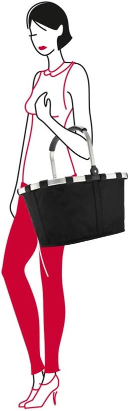 Carrybag mit Coolerbag Einkaufstasche, Black + Twist Silver