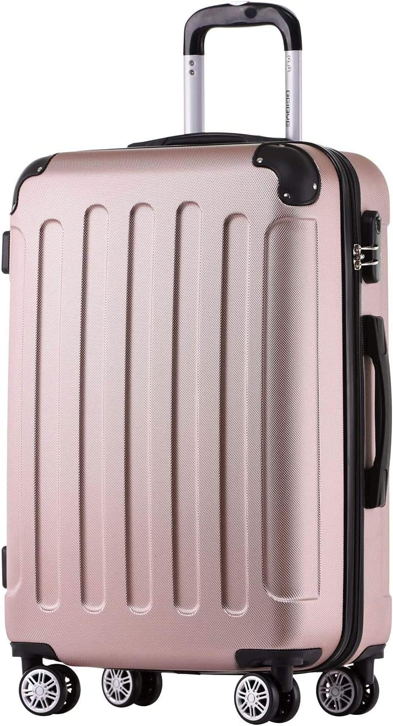 Hartschalenkoffer, Rosa Gold / L