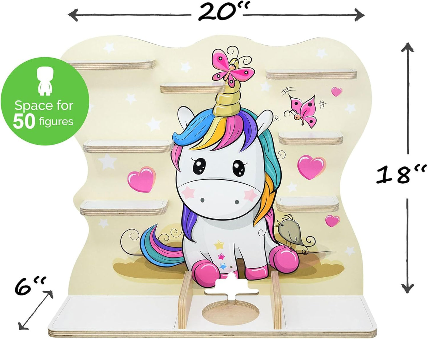 Kinder Regal für Toniebox Pony, Groß Pony
