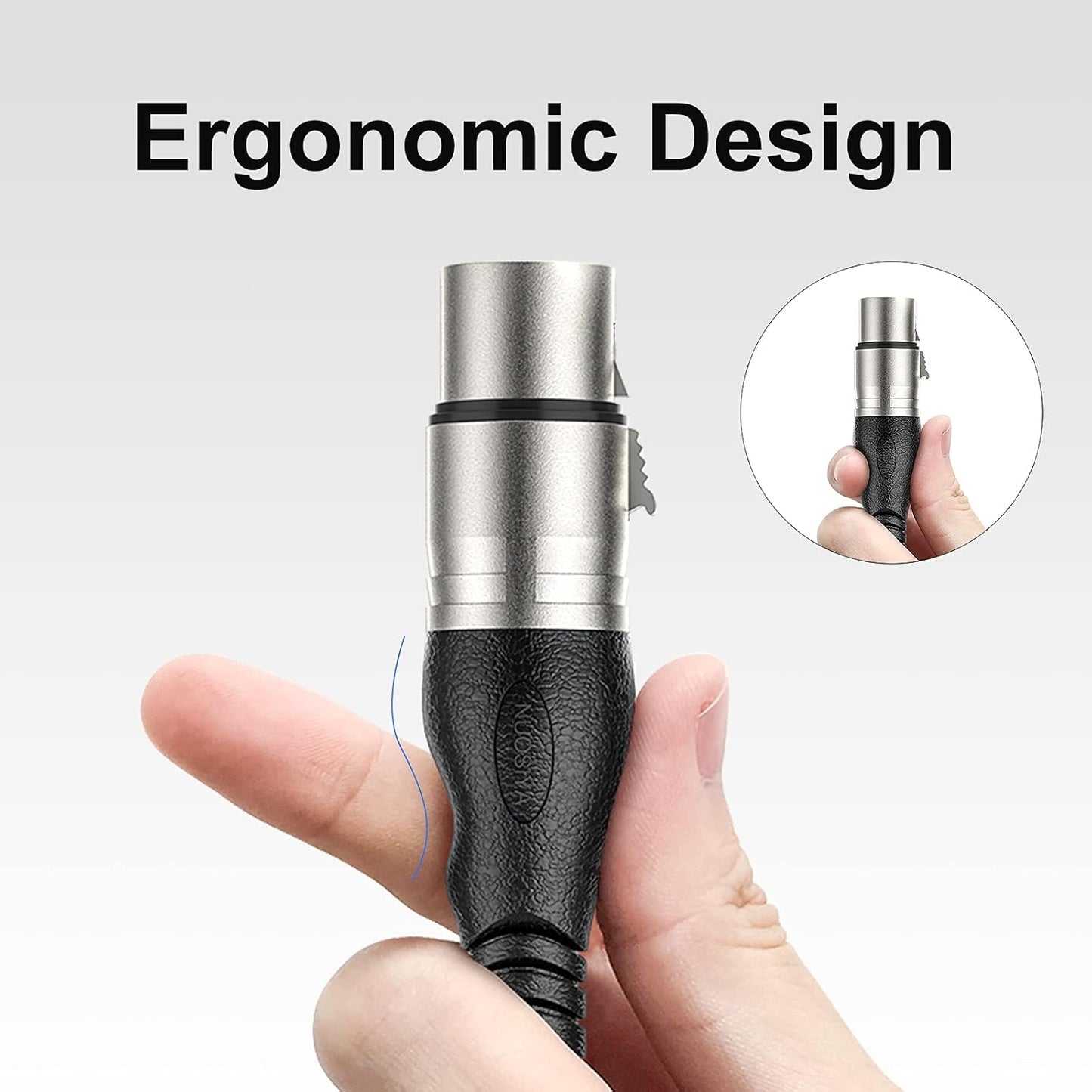 Mikrofonkabel XLR, 6m, 1pack 6.1m