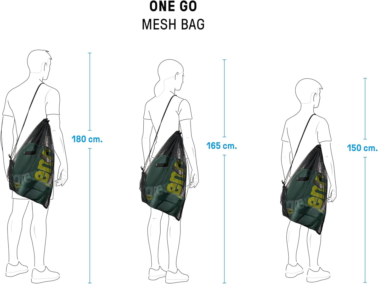 One Go Mesh Bag, Mehrfarbig TU