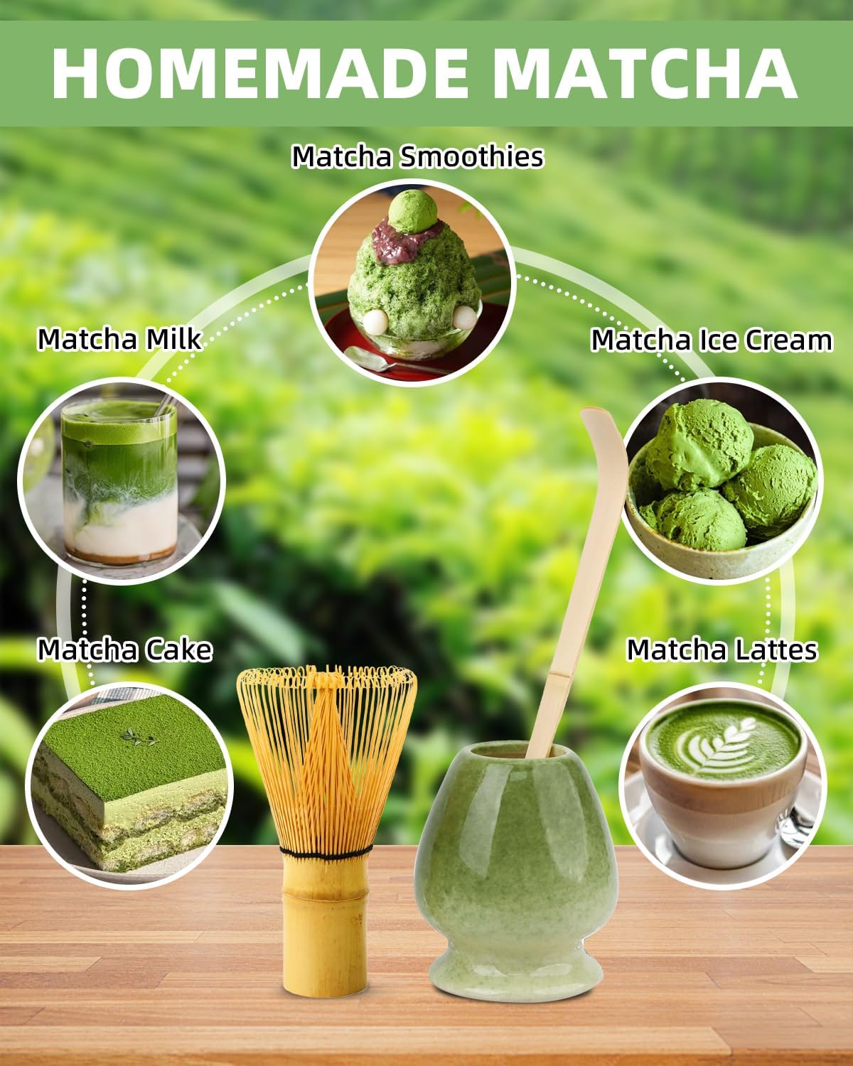 5-teiliges Matcha-Set, 5PCS
