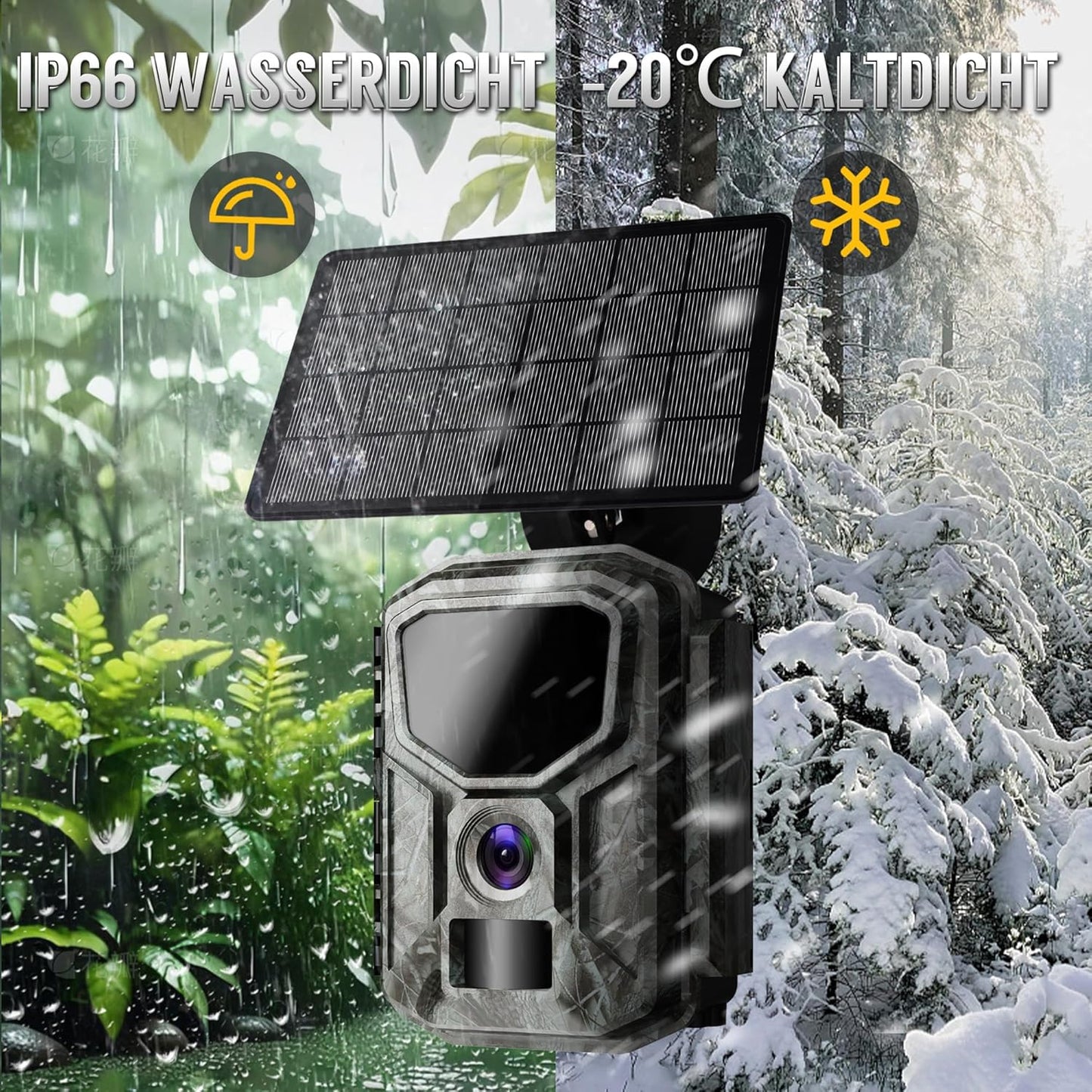 8K Solar Wildkamera