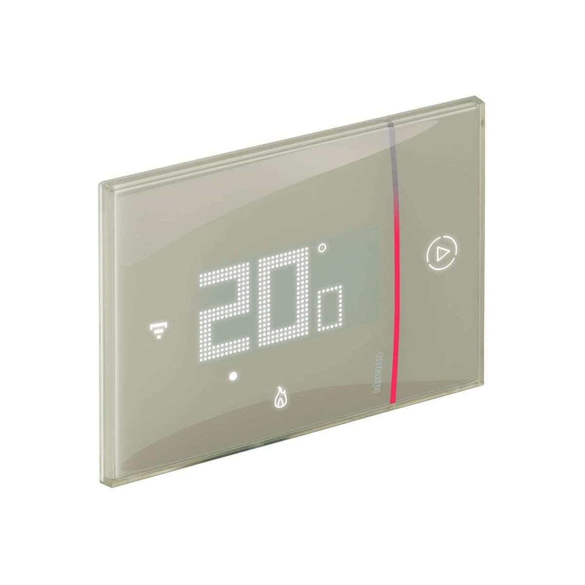 Thermostat mit WLAN und programmierbarer Steuerung, Sand Unterputz