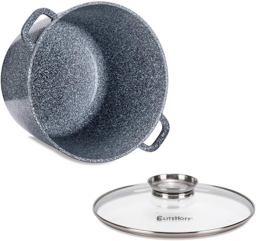 Kochtopf aus Aluminiumguss, Grau 15L Ø 32 cm