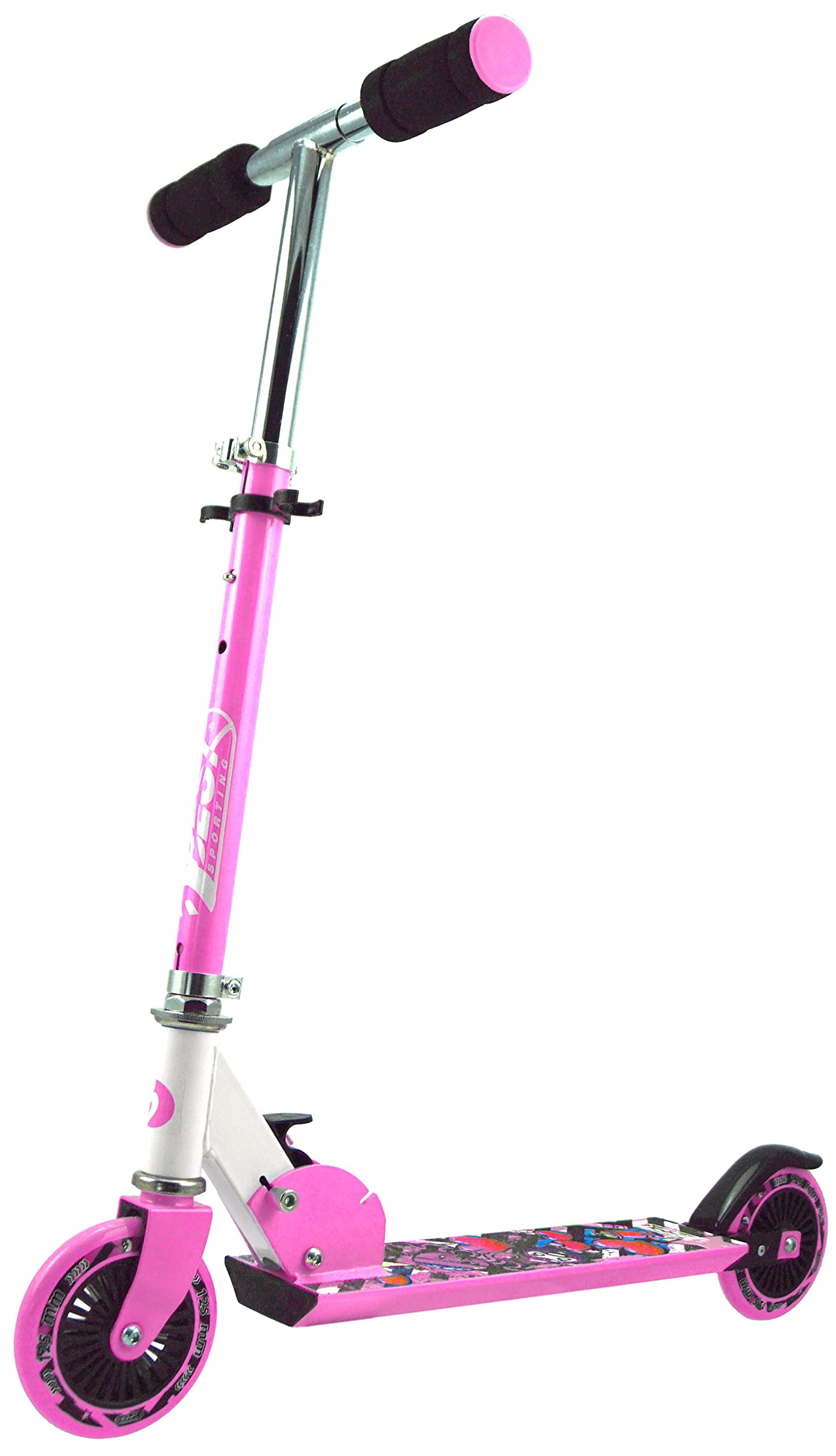 Kinderroller, Basic-Modell: pink-weiss
