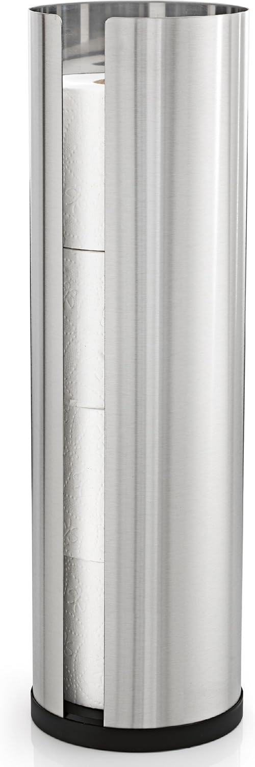 NEXIO WC-Rollenhalter, 4 Rollen Silber