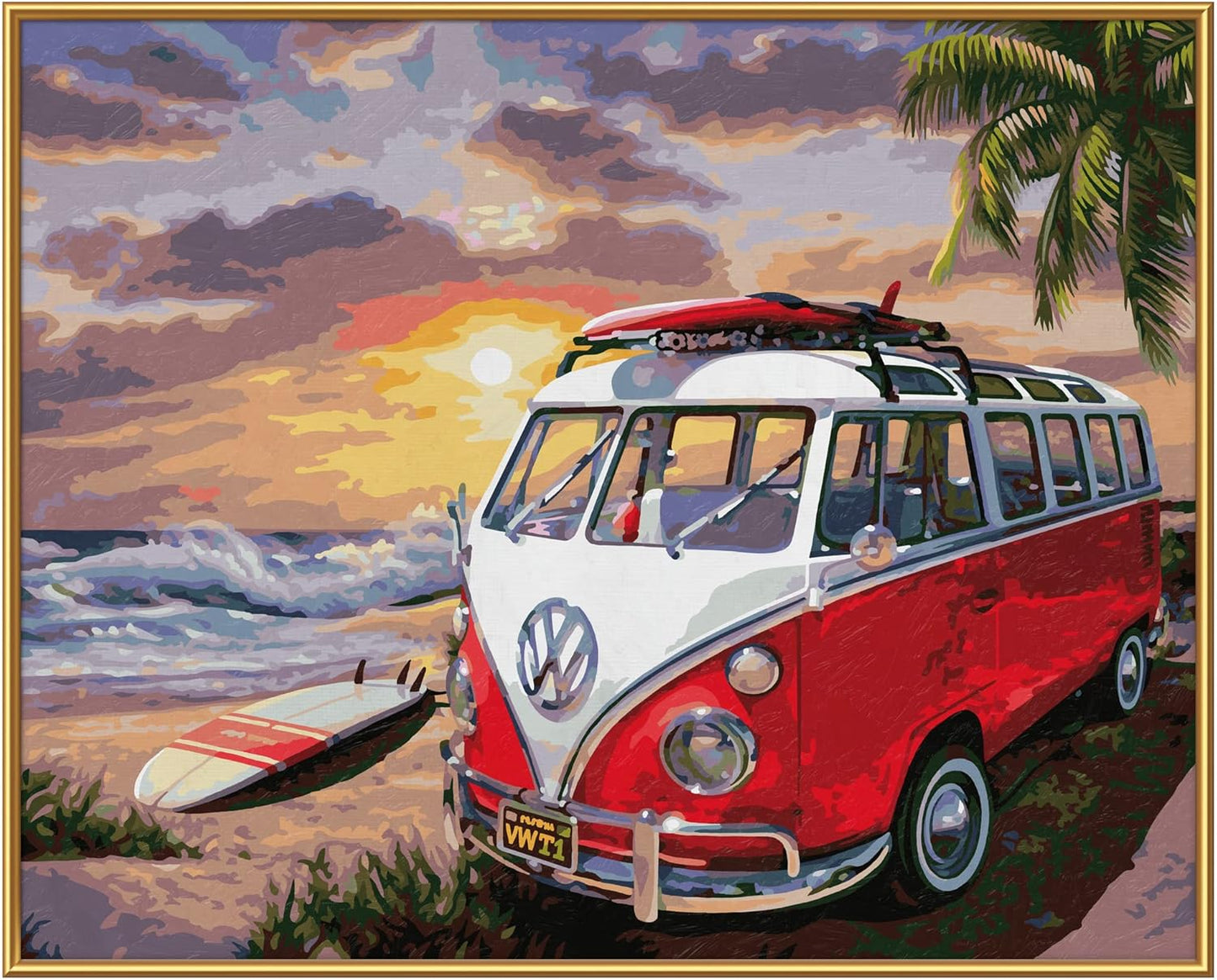 Malen nach Zahlen Set Volkswagen T1