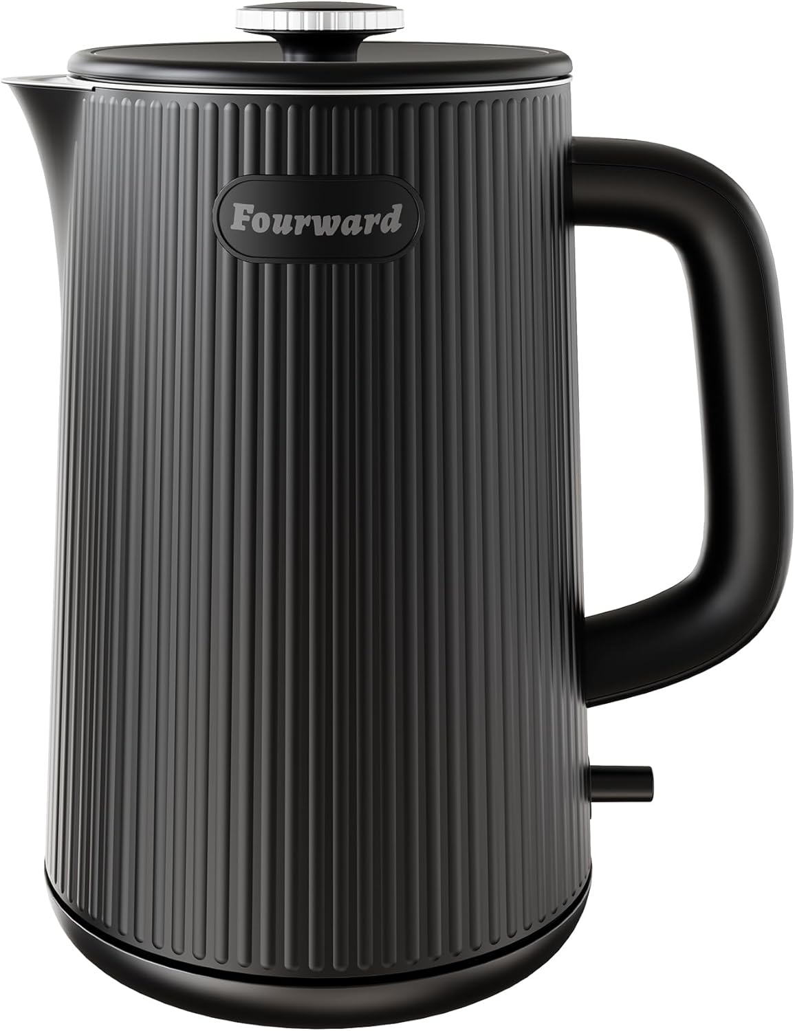 Wasserkocher mit Schnellkochfunktion, Schwarz