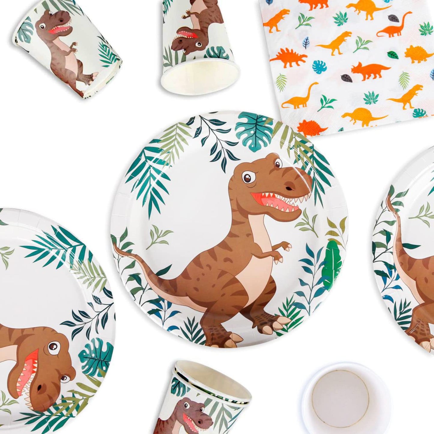 48-teiliges Kindergeburtstags-Set Dino Party