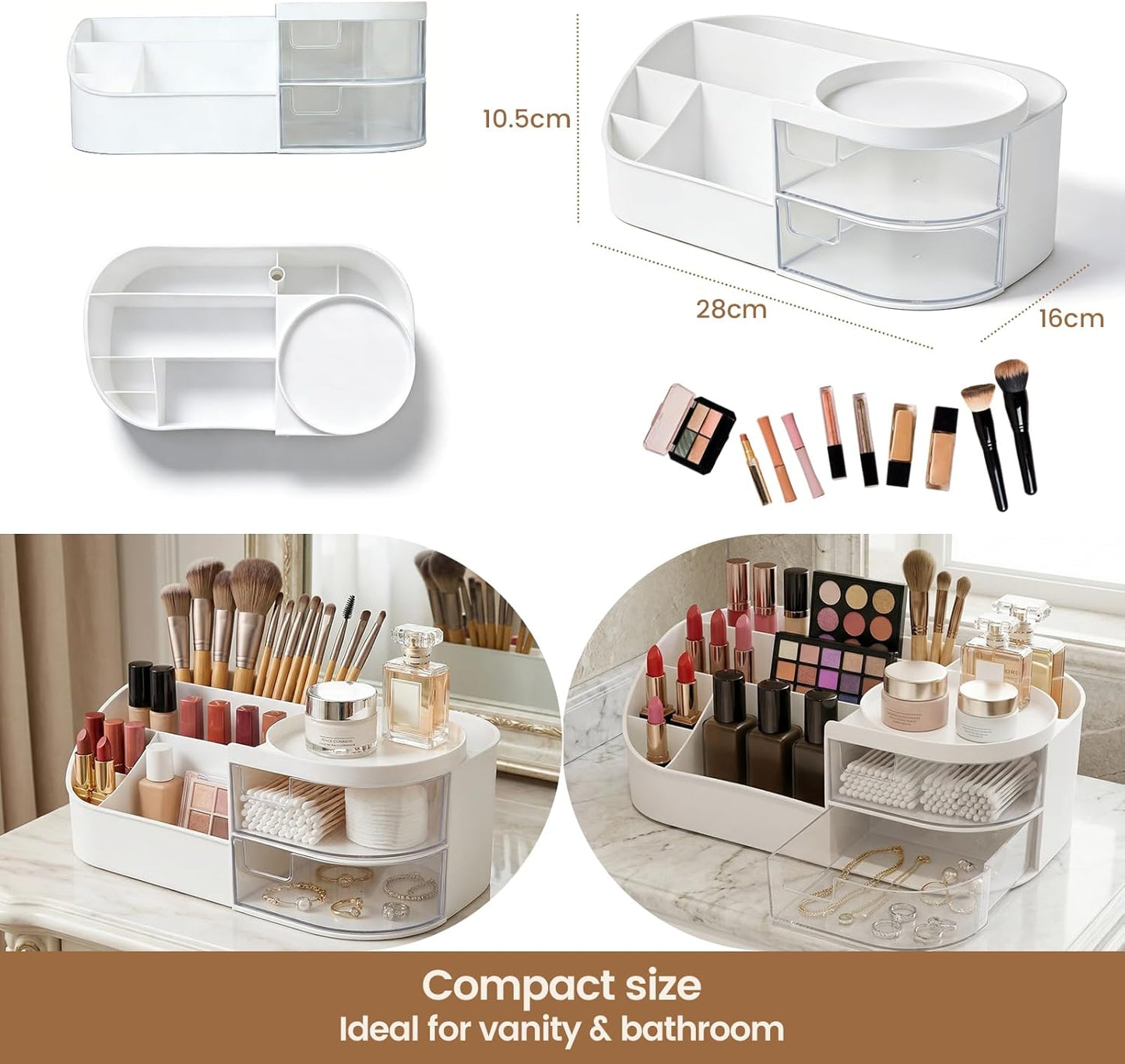 Make Up Organizer mit Schubladen