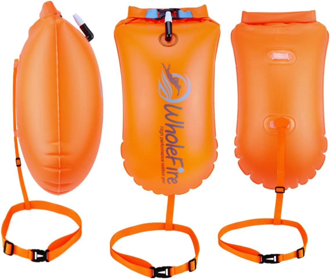Aufblasbare Schwimmboje, Orange