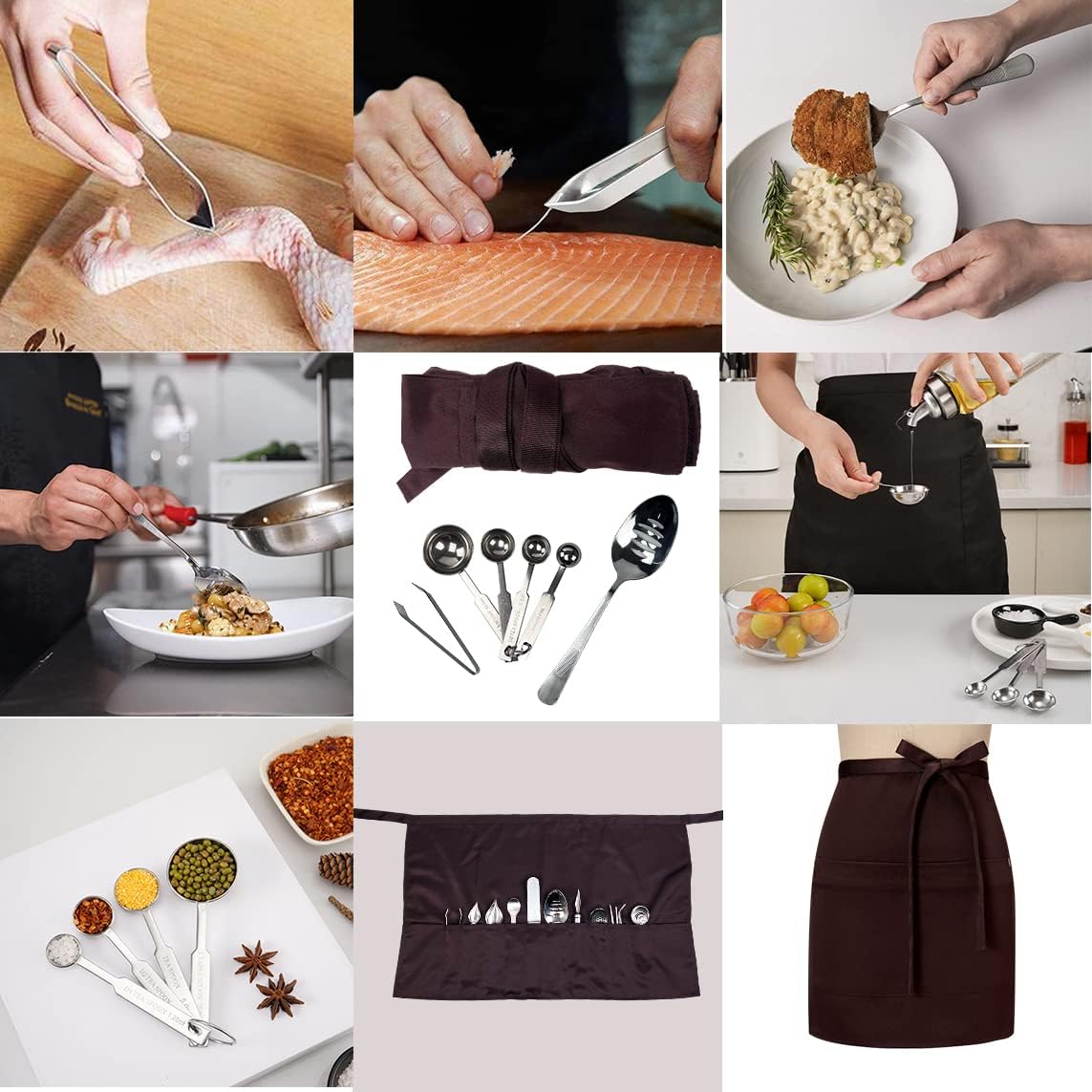 13-teiliges Küchen-Set für kreative Lebensmittelpräsentation